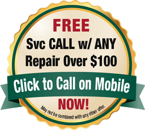 Free Service Call with Any Repair Over $100
